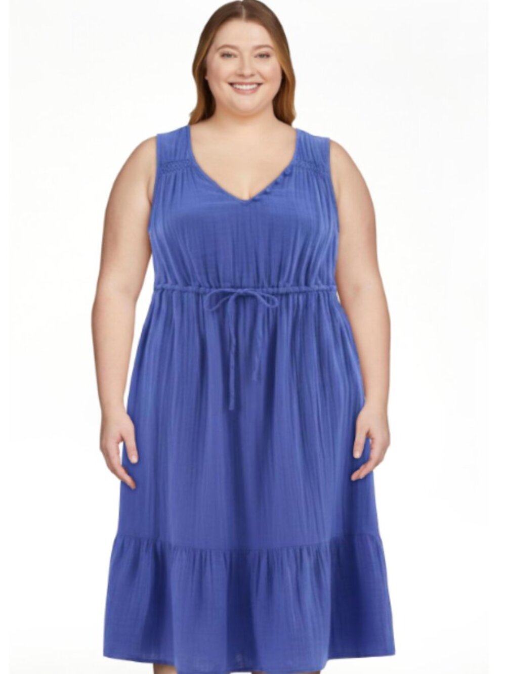 Time and Tru midi Sleeveless Dress